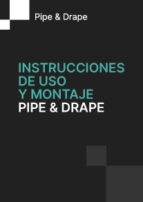 Instrucciones de uso Pipe and drape