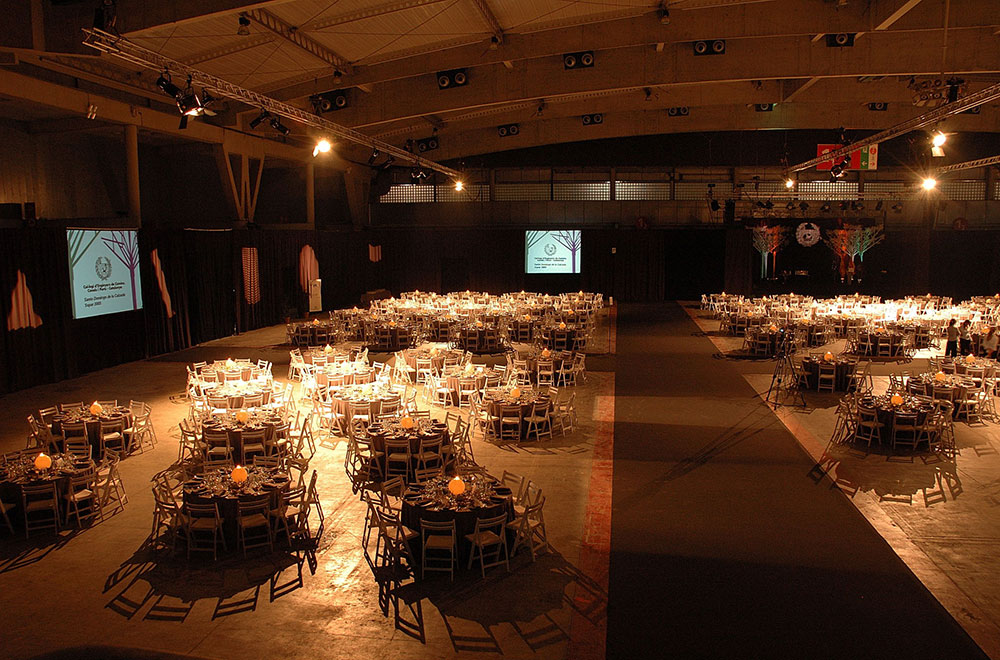 Cortinas ignífugas para eventos.